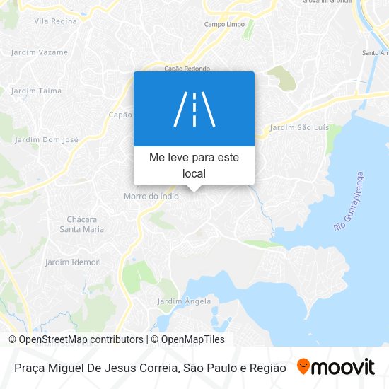 Praça Miguel De Jesus Correia mapa