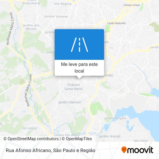 Rua Afonso Africano mapa