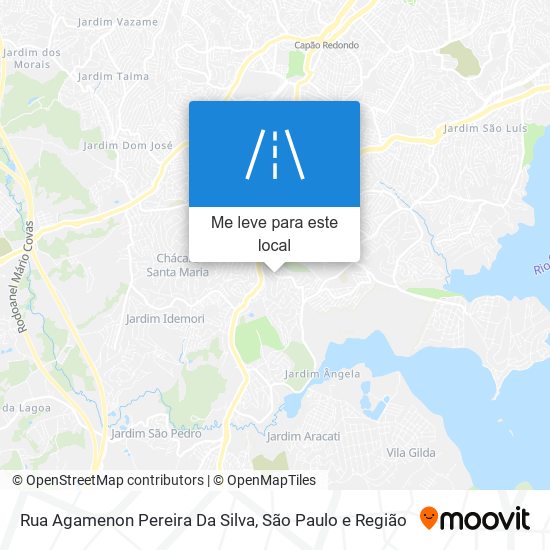 Rua Agamenon Pereira Da Silva mapa