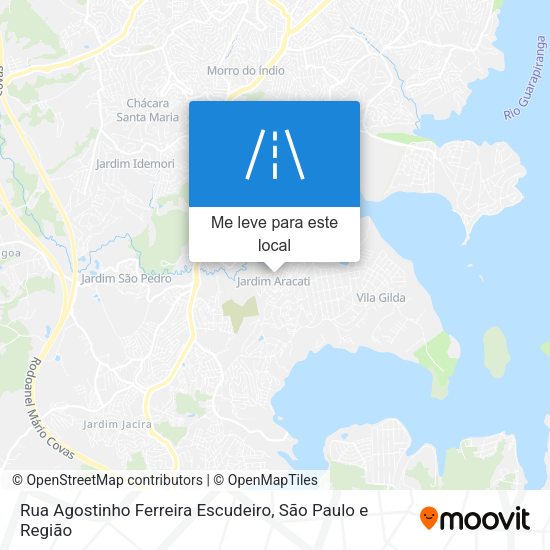 Rua Agostinho Ferreira Escudeiro mapa