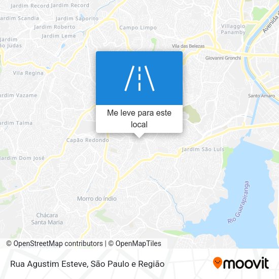 Rua Agustim Esteve mapa