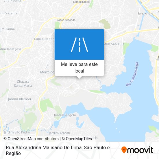 Rua Alexandrina Malisano De Lima mapa