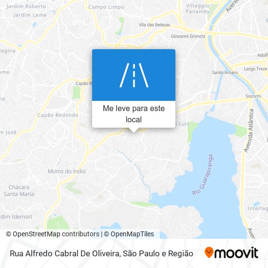 Rua Alfredo Cabral De Oliveira mapa