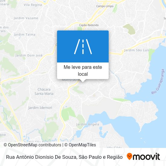 Rua Antônio Dionísio De Souza mapa