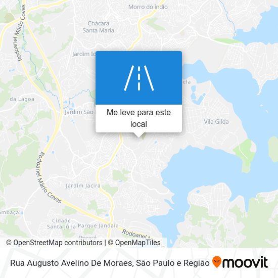 Rua Augusto Avelino De Moraes mapa