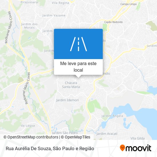 Rua Aurélia De Souza mapa