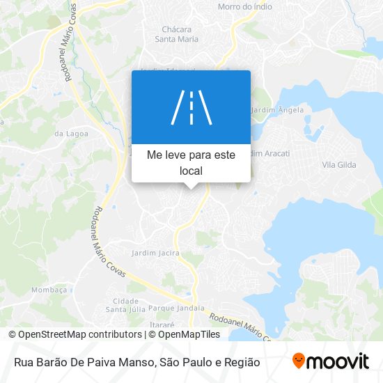 Rua Barão De Paiva Manso mapa