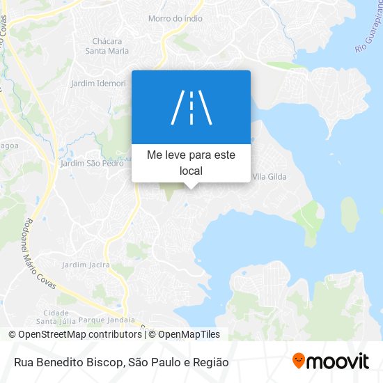 Rua Benedito Biscop mapa