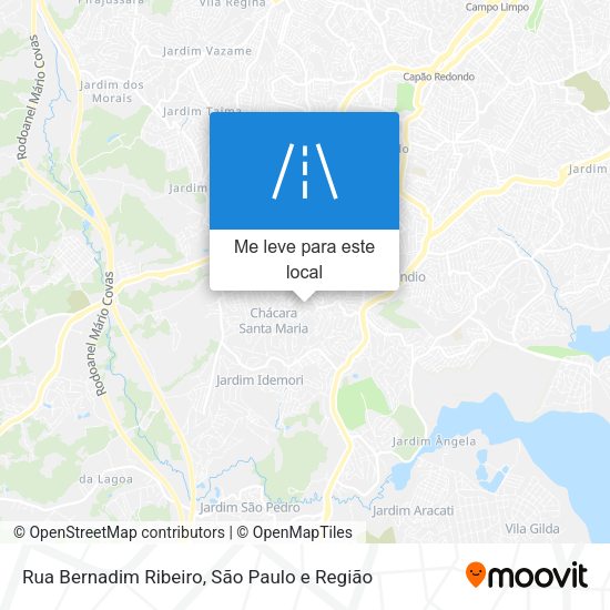 Rua Bernadim Ribeiro mapa