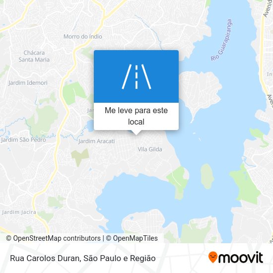 Rua Carolos Duran mapa