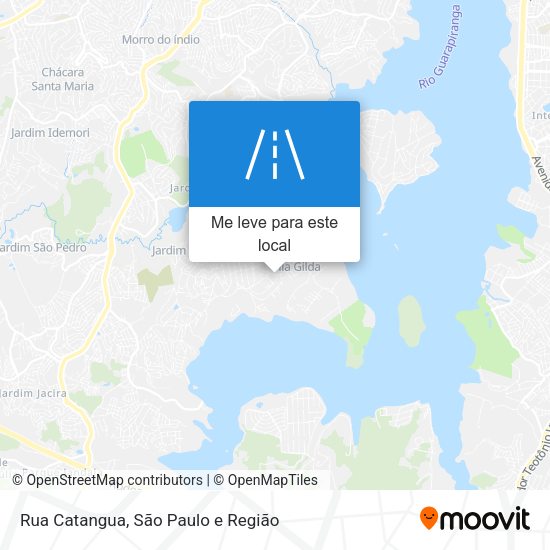 Rua Catangua mapa