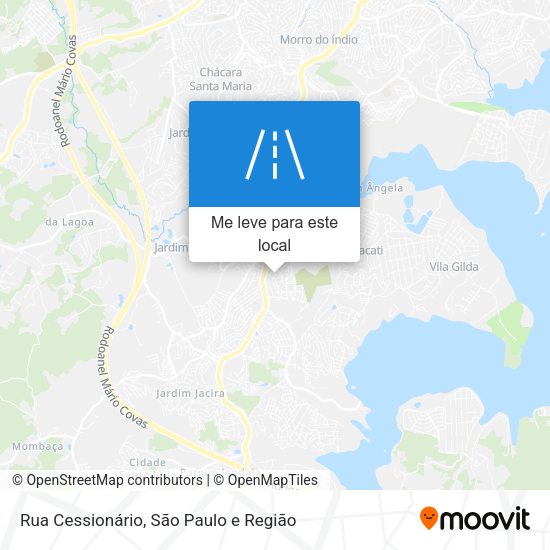 Rua Cessionário mapa