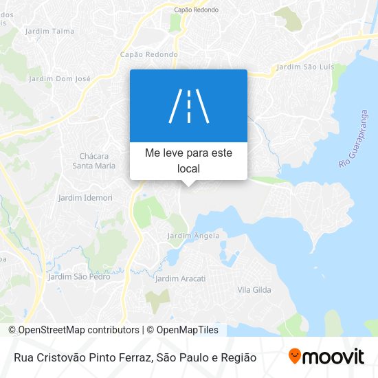Rua Cristovão Pinto Ferraz mapa