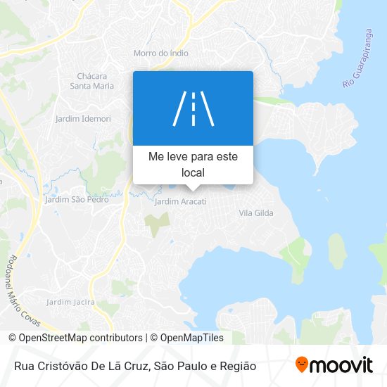 Rua Cristóvão De Lã Cruz mapa