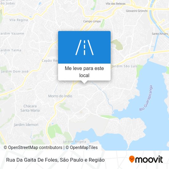 Rua Da Gaita De Foles mapa