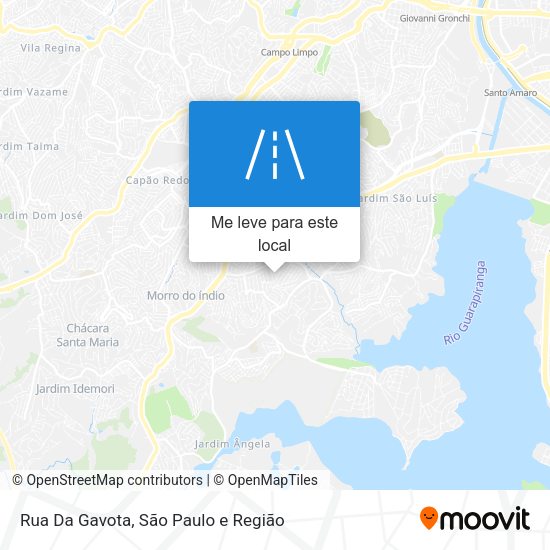 Rua Da Gavota mapa