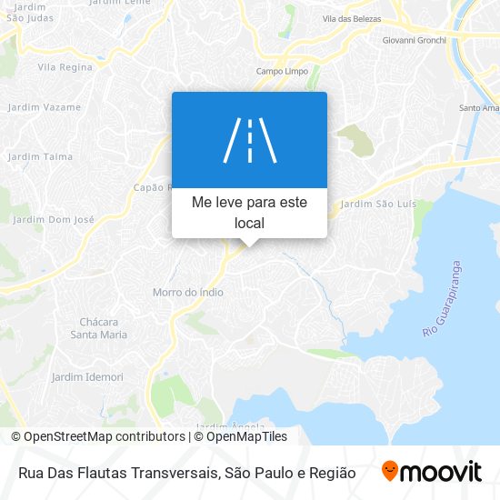 Rua Das Flautas Transversais mapa