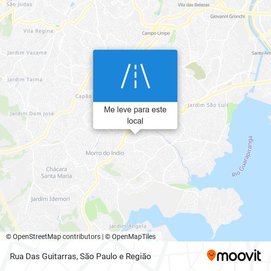 Rua Das Guitarras mapa