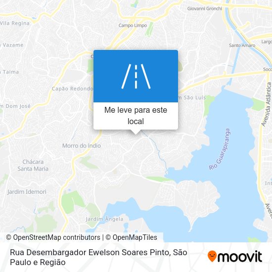 Rua Desembargador Ewelson Soares Pinto mapa