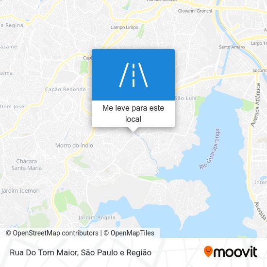 Rua Do Tom Maior mapa