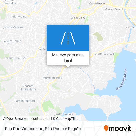 Rua Dos Violoncelos mapa