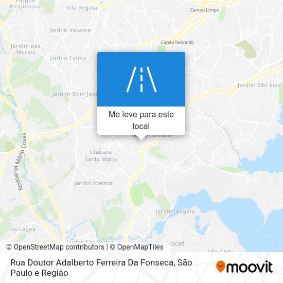 Rua Doutor Adalberto Ferreira Da Fonseca mapa