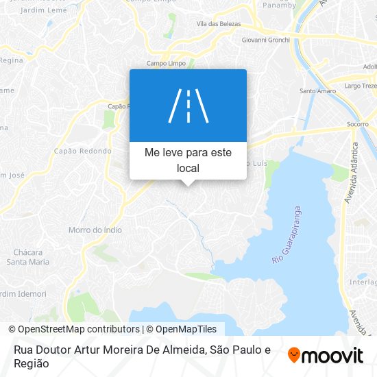 Rua Doutor Artur Moreira De Almeida mapa