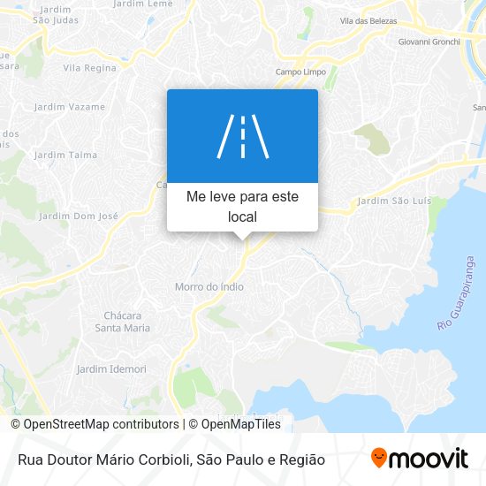 Rua Doutor Mário Corbioli mapa