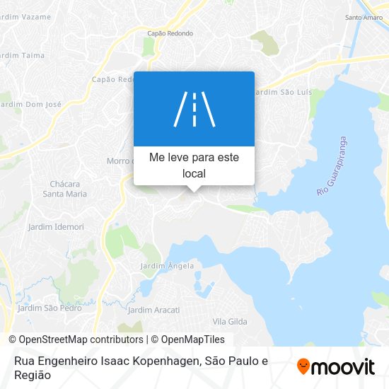 Rua Engenheiro Isaac Kopenhagen mapa