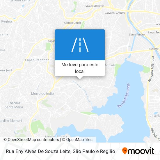 Rua Eny Alves De Souza Leite mapa