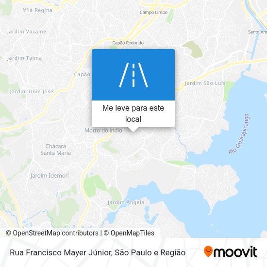 Rua Francisco Mayer Júnior mapa