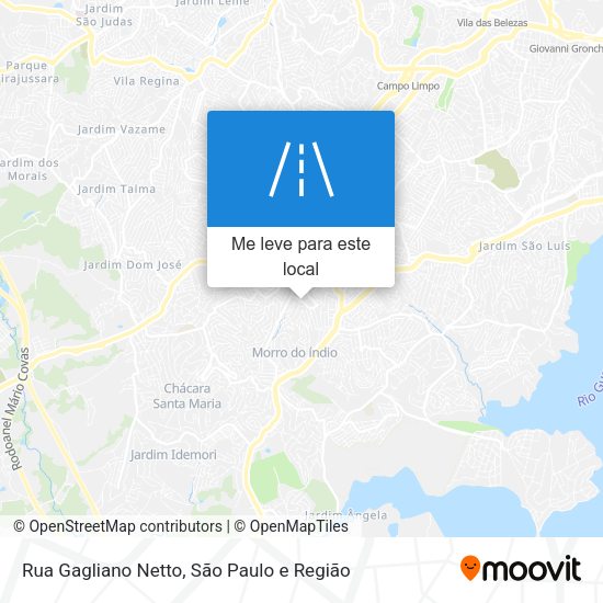 Rua Gagliano Netto mapa