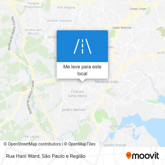 Rua Hani Ward mapa