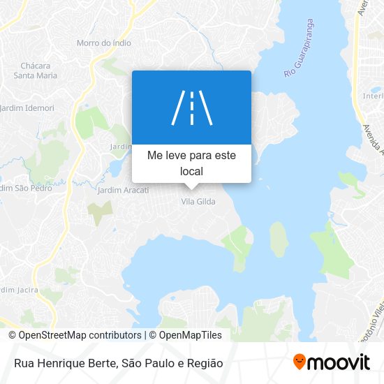 Rua Henrique Berte mapa