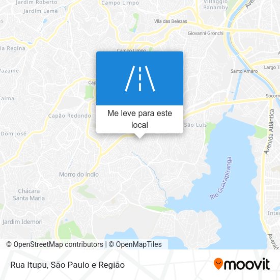 Rua Itupu mapa