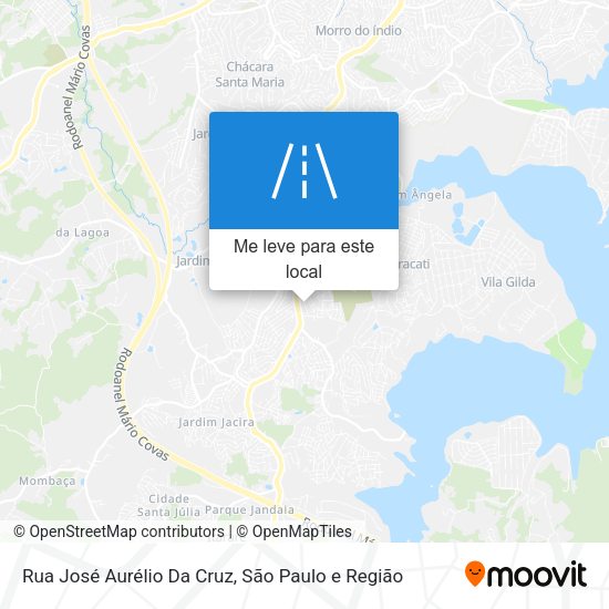 Rua José Aurélio Da Cruz mapa