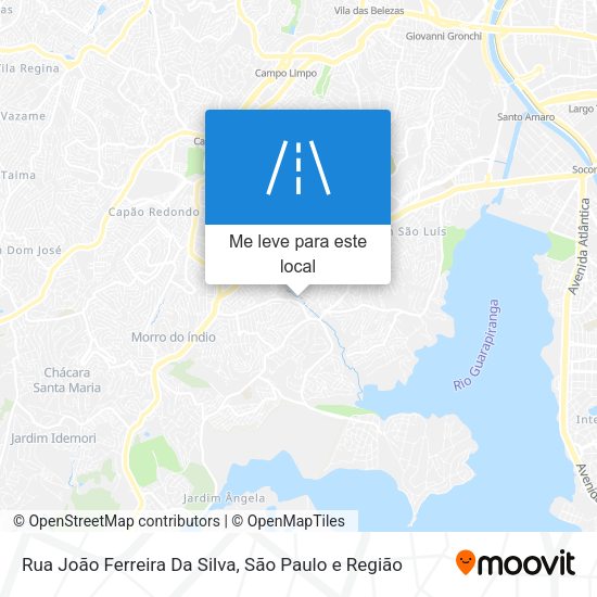 Rua João Ferreira Da Silva mapa