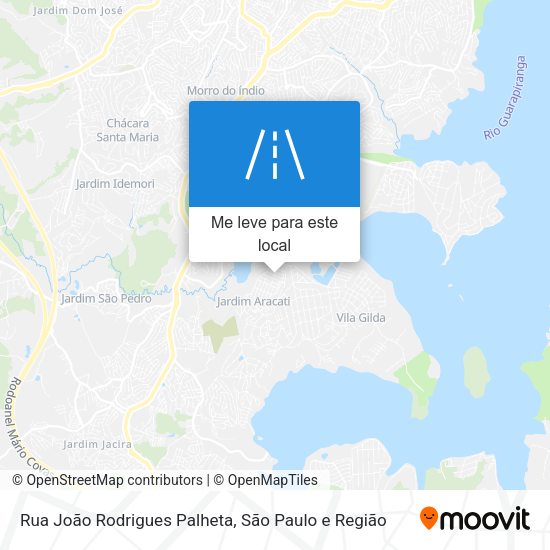 Rua João Rodrigues Palheta mapa