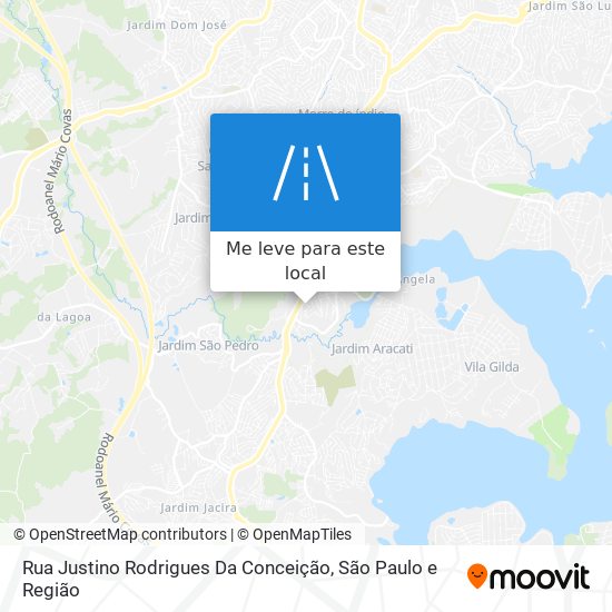 Rua Justino Rodrigues Da Conceição mapa