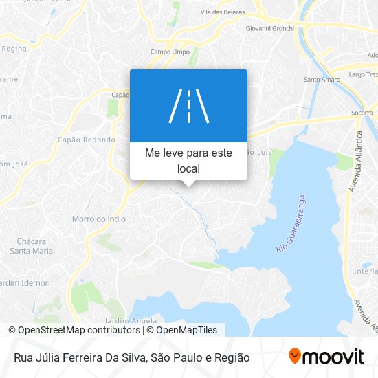 Rua Júlia Ferreira Da Silva mapa