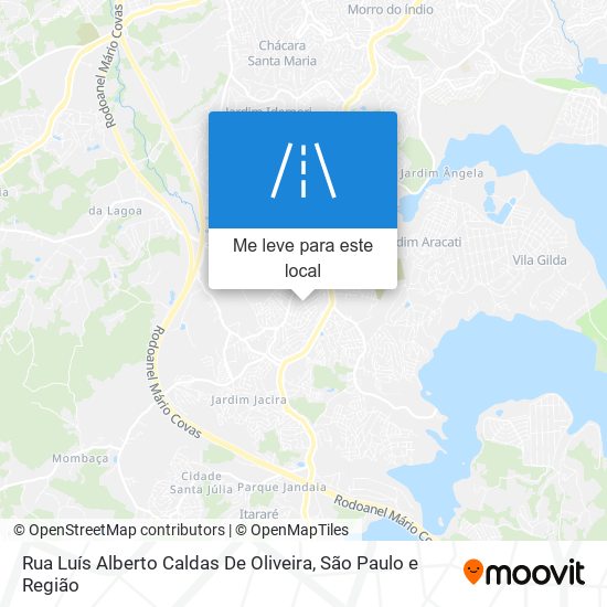 Rua Luís Alberto Caldas De Oliveira mapa