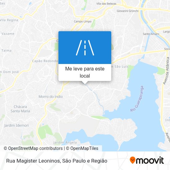 Rua Magister Leoninos mapa