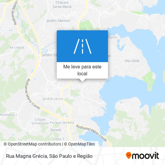 Rua Magna Grécia mapa