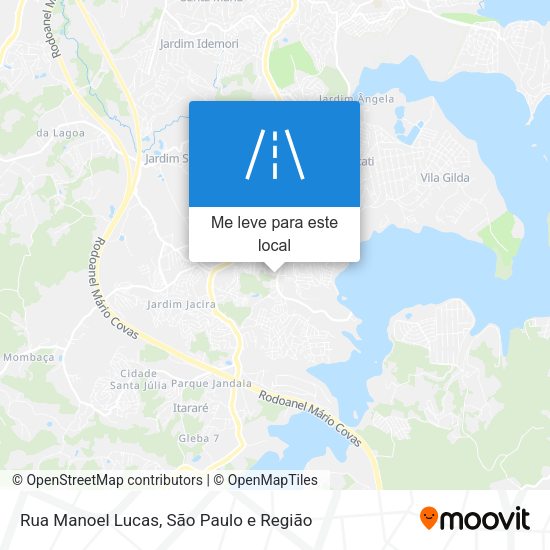 Rua Manoel Lucas mapa