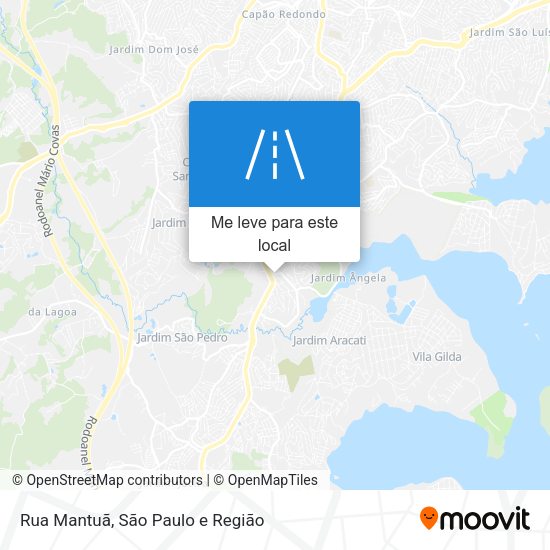 Rua Mantuã mapa