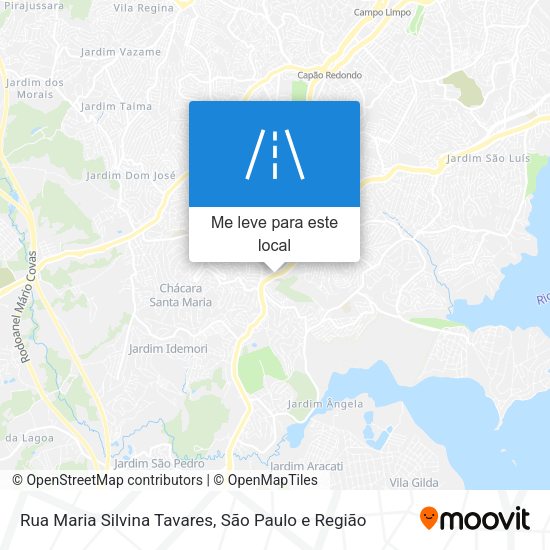 Rua Maria Silvina Tavares mapa