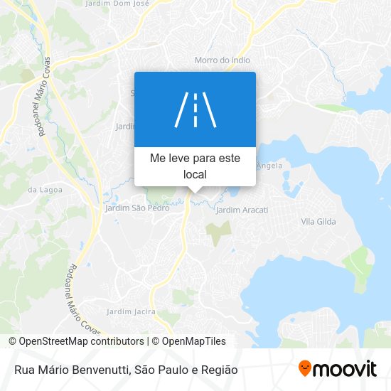 Rua Mário Benvenutti mapa