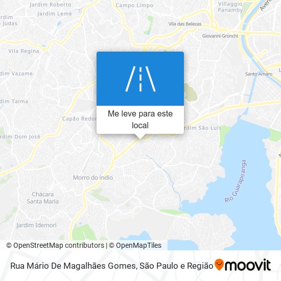 Rua Mário De Magalhães Gomes mapa