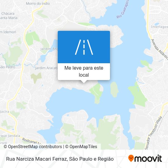 Rua Narciza Macari Ferraz mapa