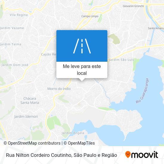 Rua Nilton Cordeiro Coutinho mapa
